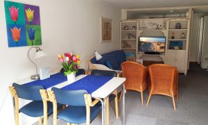Woonkamer appartement in Zandvoort