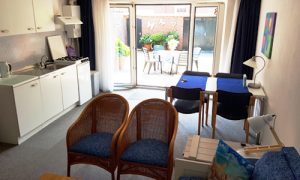 woonkamer appartement in Zandvoort